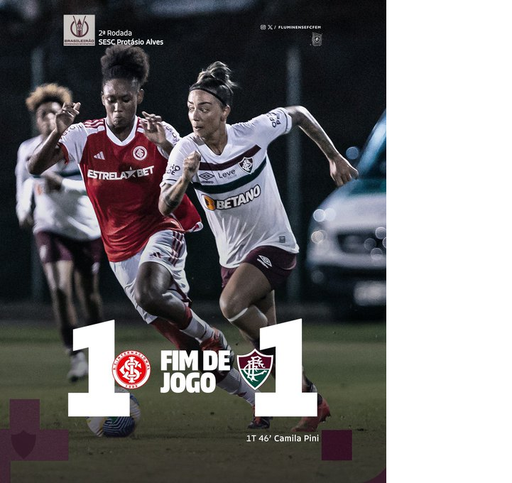 Fluminense e Internacional empatam pelo Brasileiro Feminino