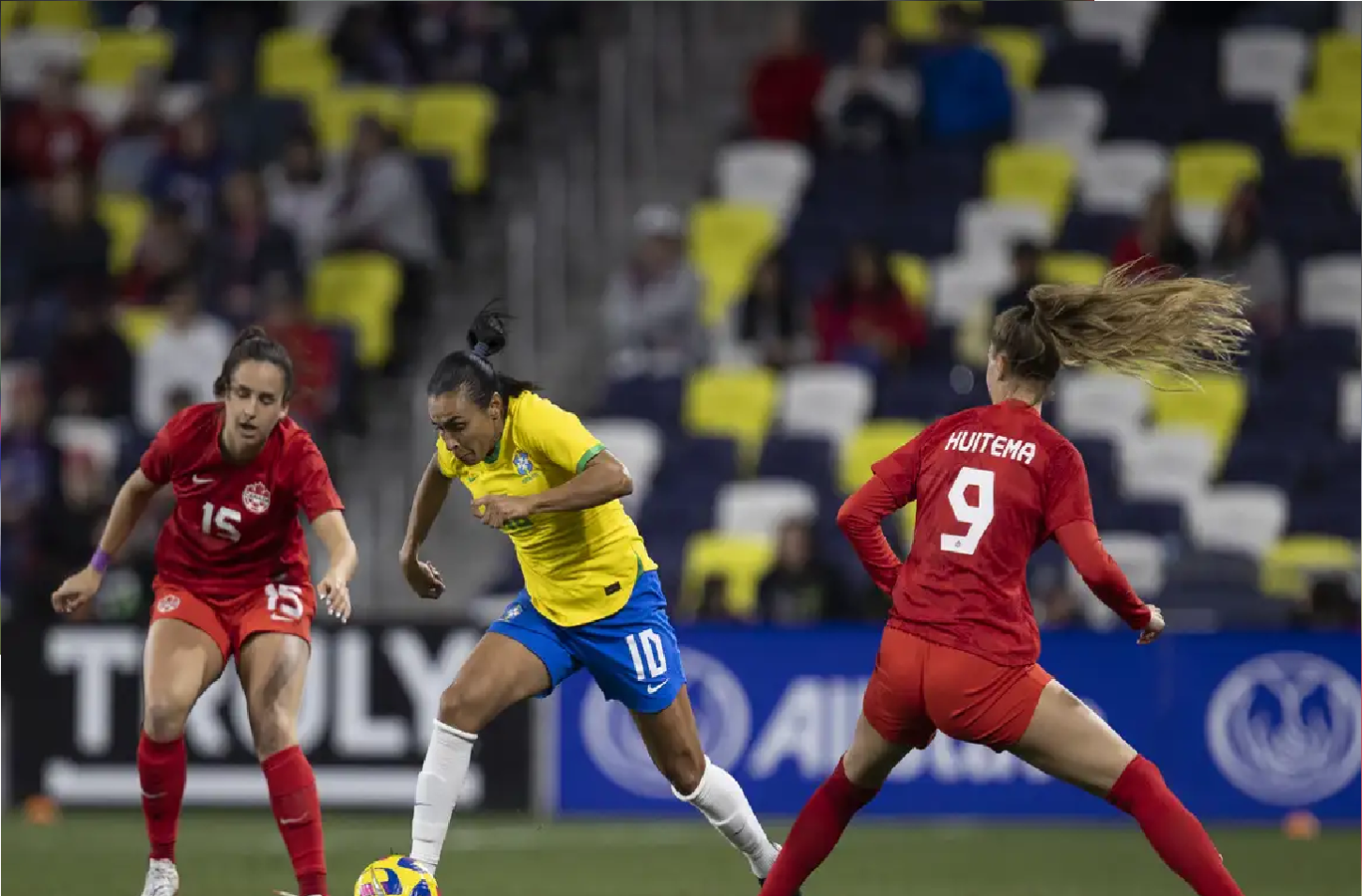 TV Brasil transmite estreia da seleção feminina na Copa SheBelieves