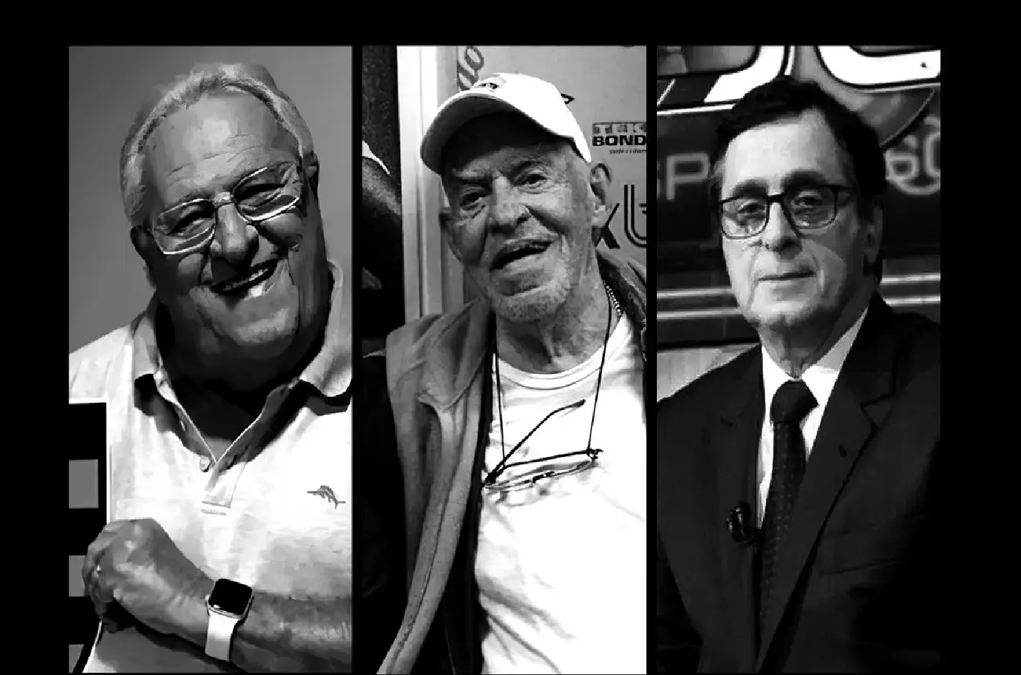 Apolinho, Sílvio Luiz e Antero Greco: adeus aos craques do jornalismo